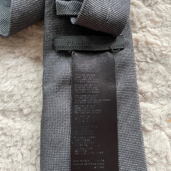 Prada Silk Blend Tie - Picture 7 of 8